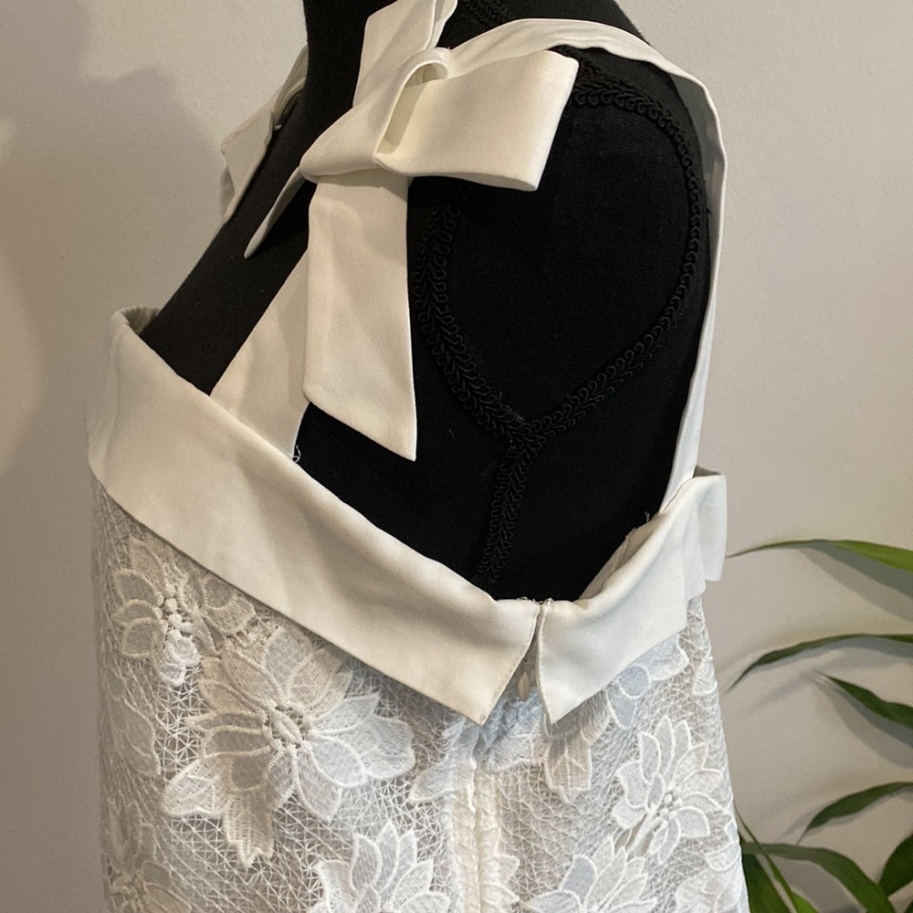 Banana Republic Limited Edition Women’s Top Lace XL White Polyester Pre Owned GC - Picture 5 of 10